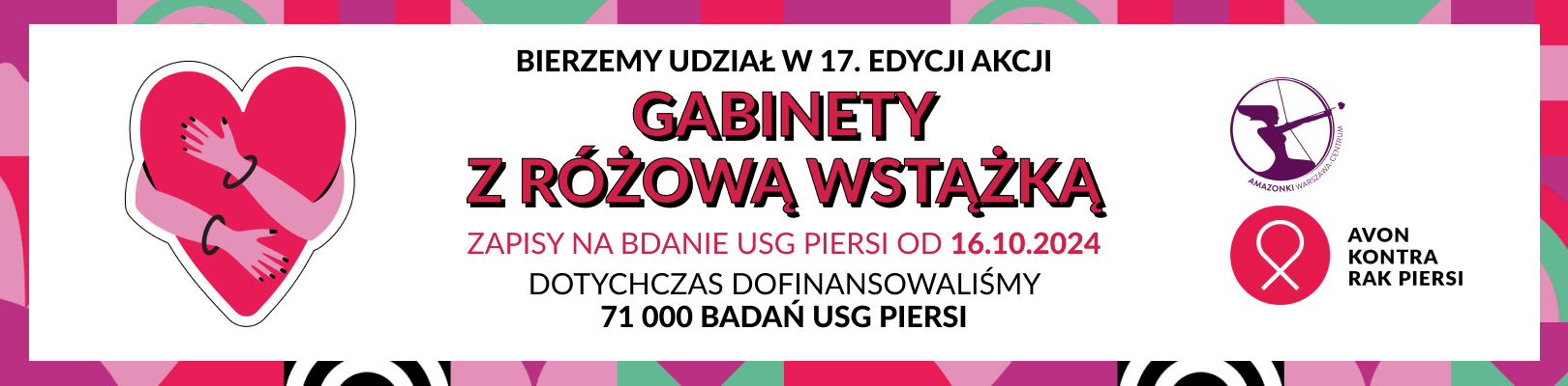 USG PIERSI - 17. edycja akcji Gabinety z Różową Wstążką 